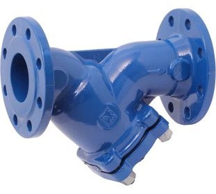 Фланцевый сетчатый наклонный фильтр Ру25