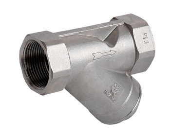 Фильтр наклонный сетчатый — нержавеющая сталь — внутренняя резьба BSP