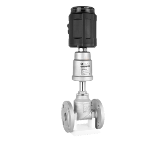 PV-F Клапан запорно-регулирующий фланцевый с позиционером EPP-P-2